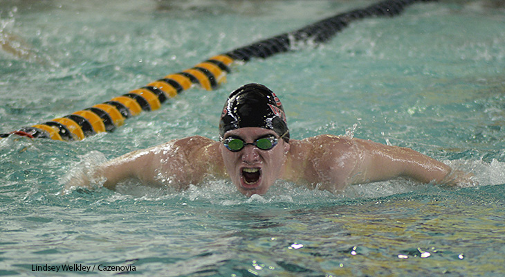 Men's Swimming Defeats Cazenovia