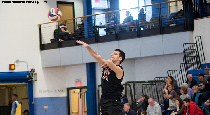 Wells Men's Volleyball Defeats J&W; Falls To Nazareth