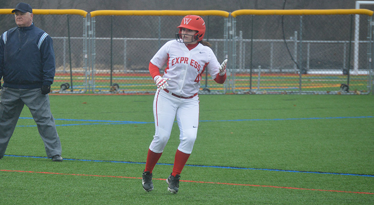 Softball Split At Gallaudet